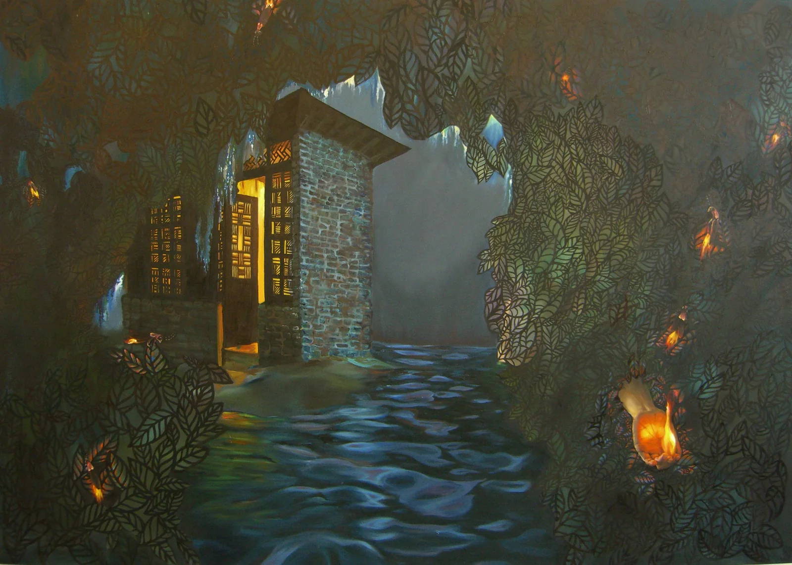 Fireflies, 2008, by Somalee Banerjee