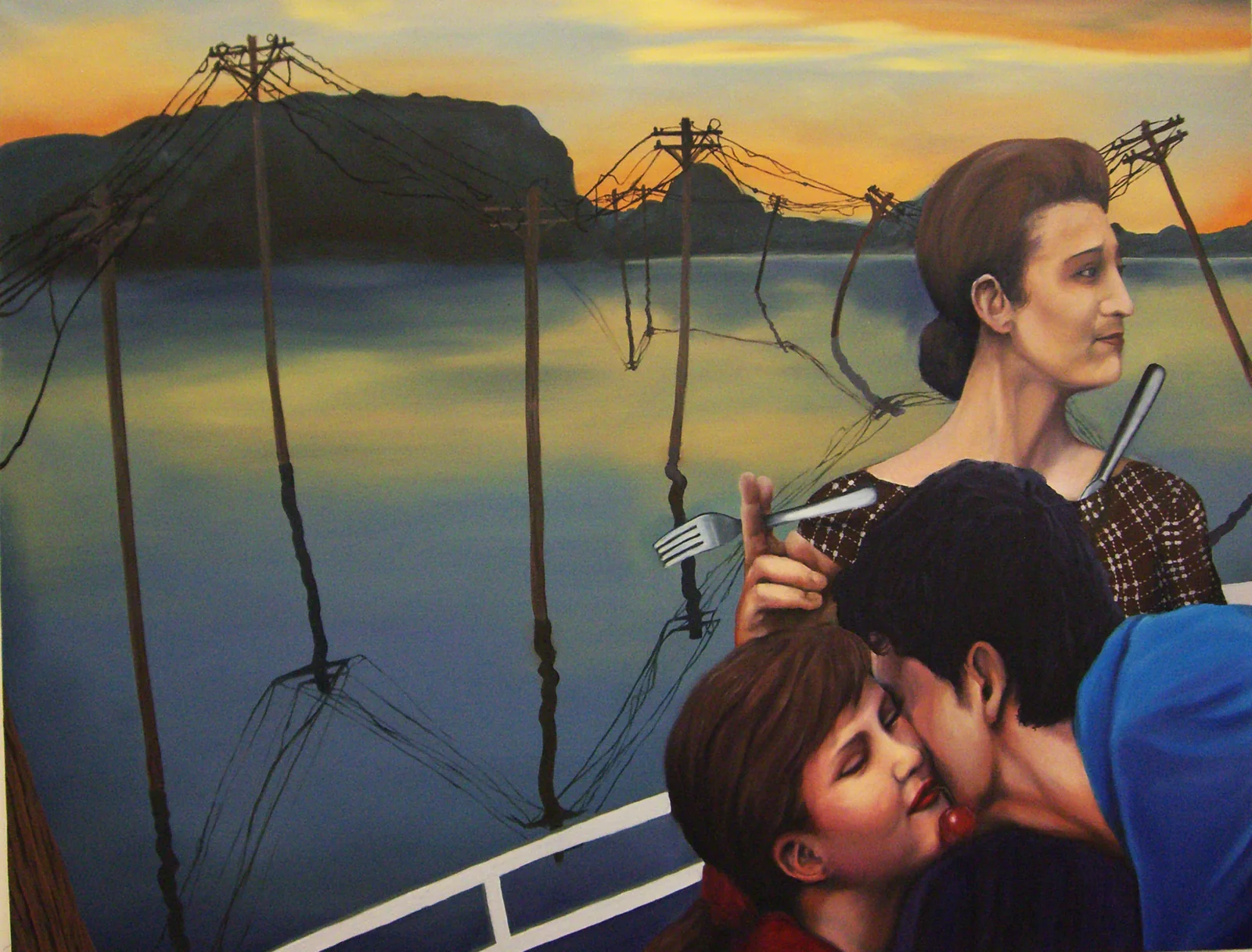 Sailing Down the Seine, 2008, by Somalee Banerjee