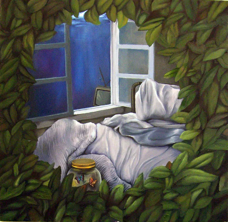 TV Hangout, 2008, by Somalee Banerjee